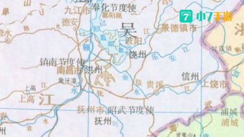 七国地图和现地图对照